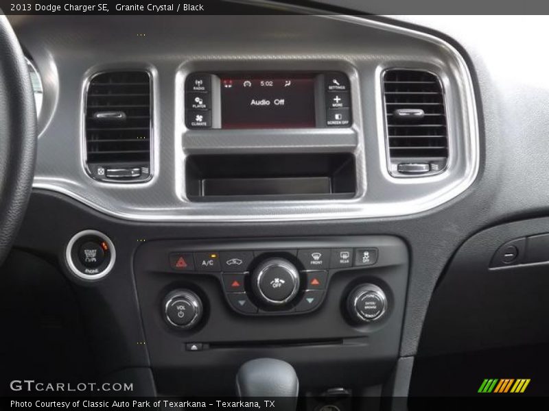 Granite Crystal / Black 2013 Dodge Charger SE