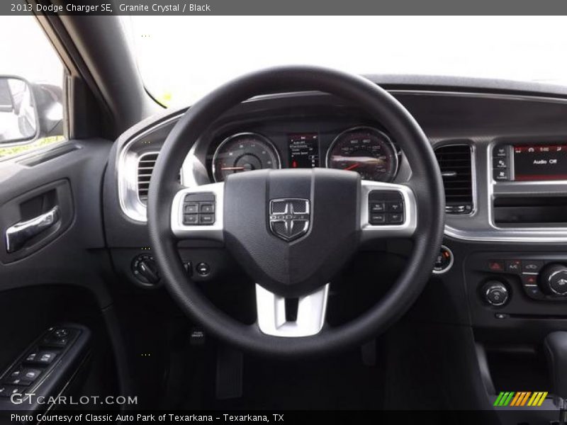 Granite Crystal / Black 2013 Dodge Charger SE