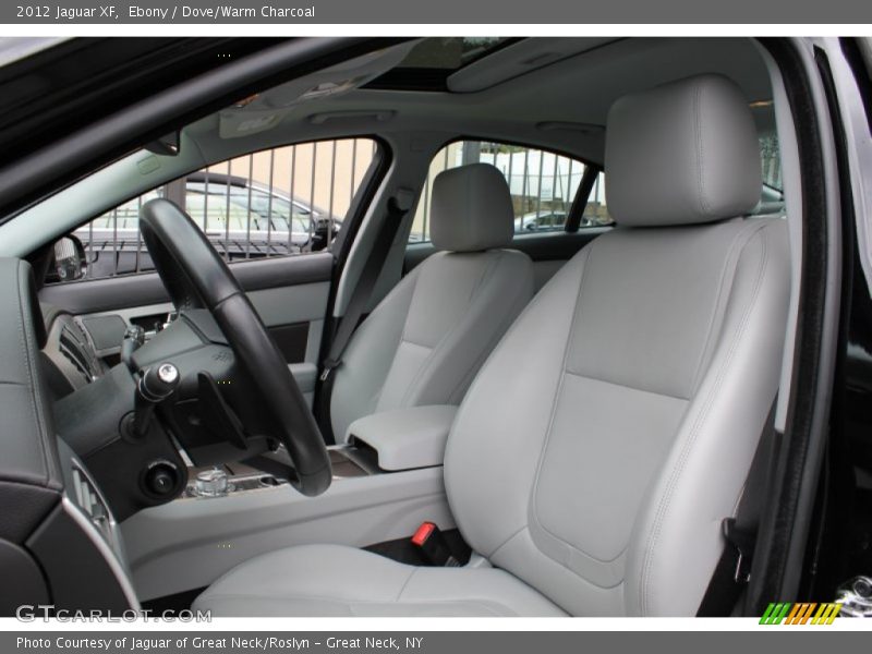 Ebony / Dove/Warm Charcoal 2012 Jaguar XF