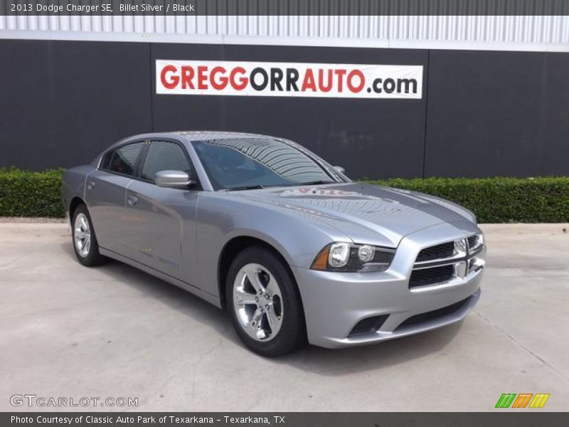 Billet Silver / Black 2013 Dodge Charger SE