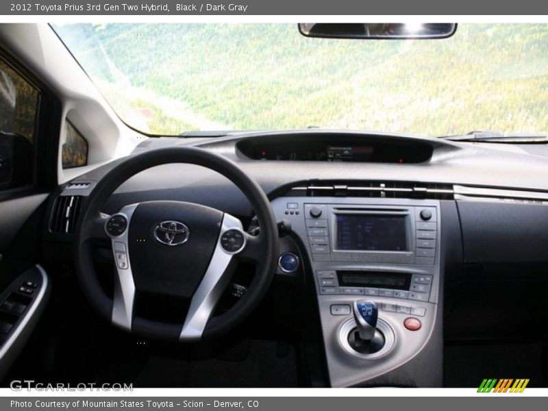 Black / Dark Gray 2012 Toyota Prius 3rd Gen Two Hybrid