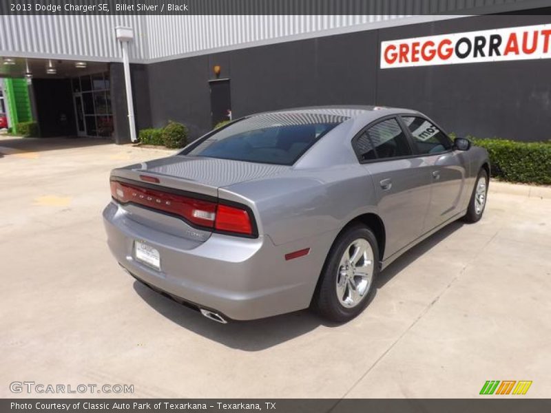Billet Silver / Black 2013 Dodge Charger SE
