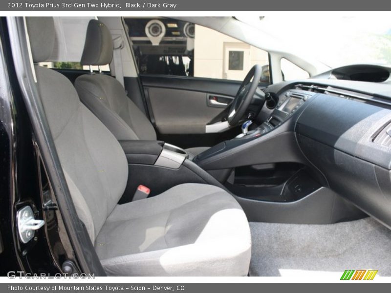 Black / Dark Gray 2012 Toyota Prius 3rd Gen Two Hybrid