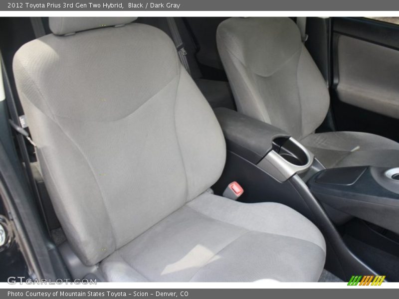Black / Dark Gray 2012 Toyota Prius 3rd Gen Two Hybrid