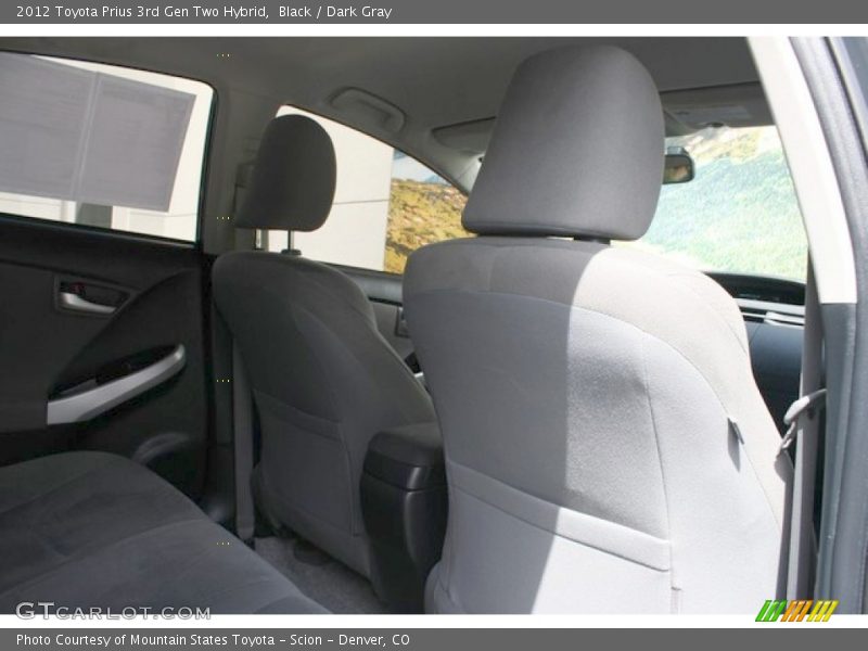 Black / Dark Gray 2012 Toyota Prius 3rd Gen Two Hybrid