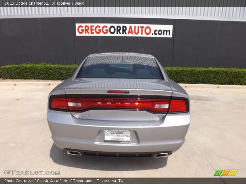 Billet Silver / Black 2013 Dodge Charger SE