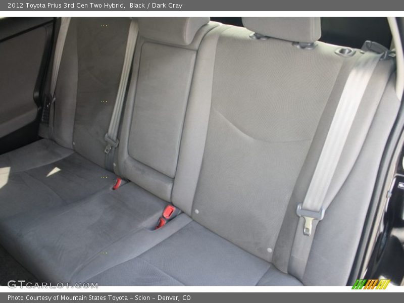 Black / Dark Gray 2012 Toyota Prius 3rd Gen Two Hybrid