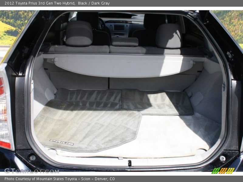 Black / Dark Gray 2012 Toyota Prius 3rd Gen Two Hybrid