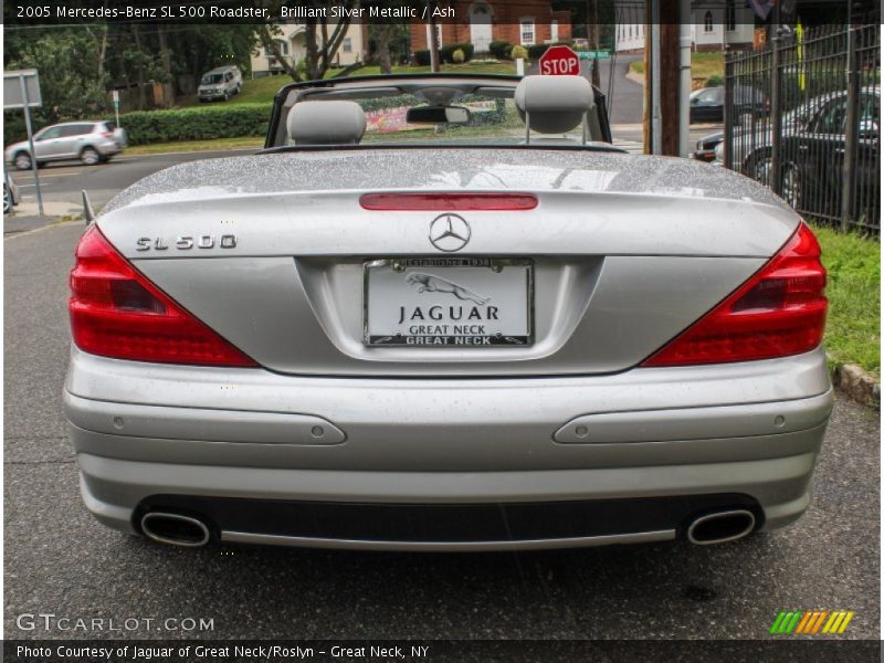 Brilliant Silver Metallic / Ash 2005 Mercedes-Benz SL 500 Roadster