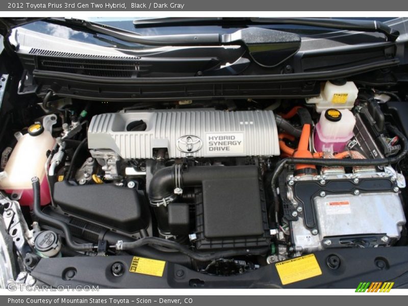 Black / Dark Gray 2012 Toyota Prius 3rd Gen Two Hybrid