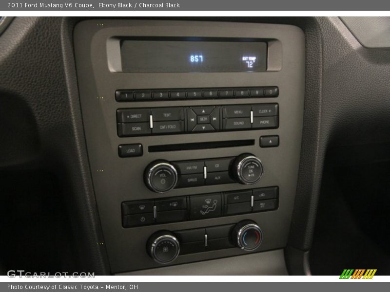 Ebony Black / Charcoal Black 2011 Ford Mustang V6 Coupe