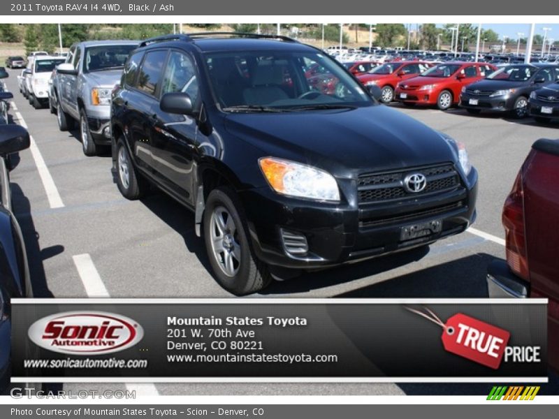 Black / Ash 2011 Toyota RAV4 I4 4WD