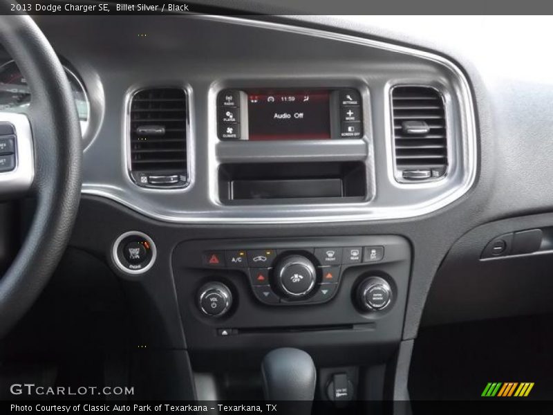Billet Silver / Black 2013 Dodge Charger SE