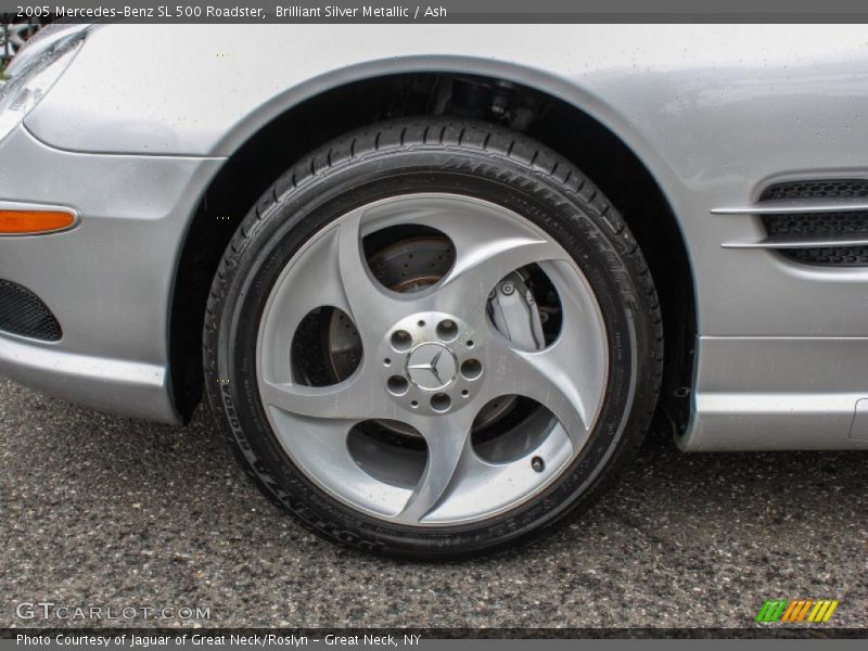 Brilliant Silver Metallic / Ash 2005 Mercedes-Benz SL 500 Roadster