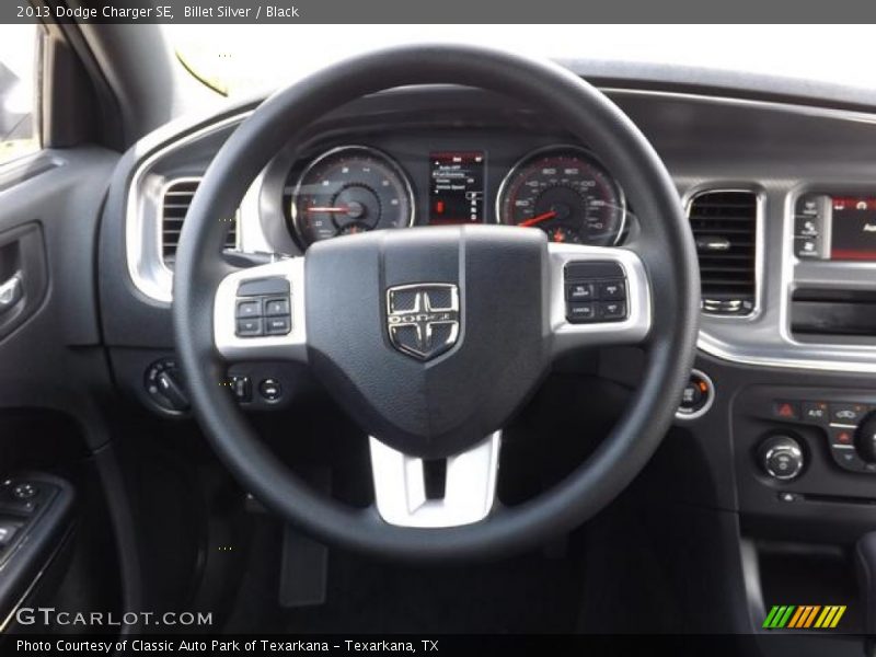 Billet Silver / Black 2013 Dodge Charger SE