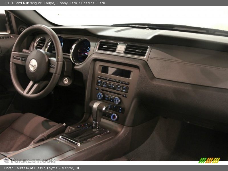 Ebony Black / Charcoal Black 2011 Ford Mustang V6 Coupe