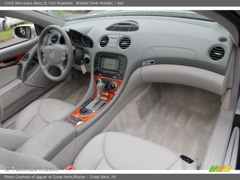 Brilliant Silver Metallic / Ash 2005 Mercedes-Benz SL 500 Roadster