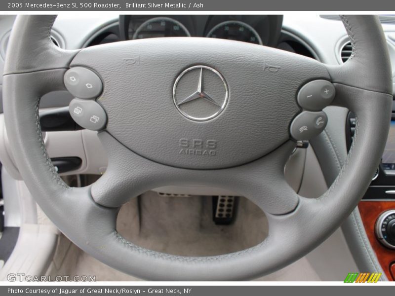 Brilliant Silver Metallic / Ash 2005 Mercedes-Benz SL 500 Roadster