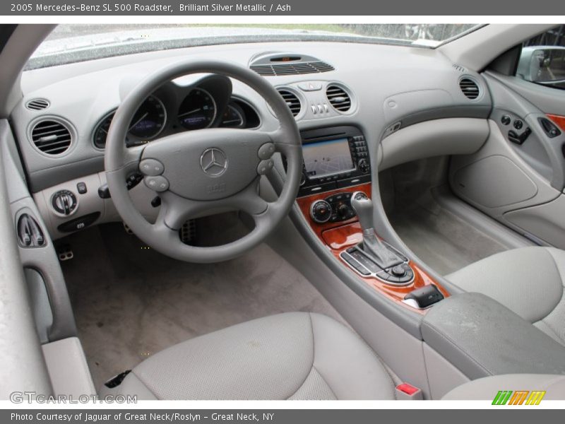 Brilliant Silver Metallic / Ash 2005 Mercedes-Benz SL 500 Roadster
