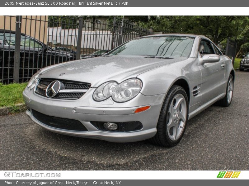 Brilliant Silver Metallic / Ash 2005 Mercedes-Benz SL 500 Roadster