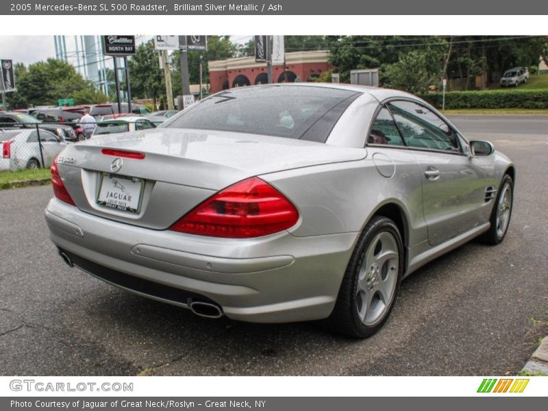 Brilliant Silver Metallic / Ash 2005 Mercedes-Benz SL 500 Roadster