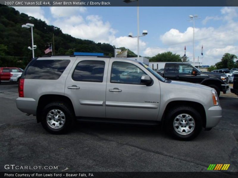 Silver Birch Metallic / Ebony Black 2007 GMC Yukon SLE 4x4