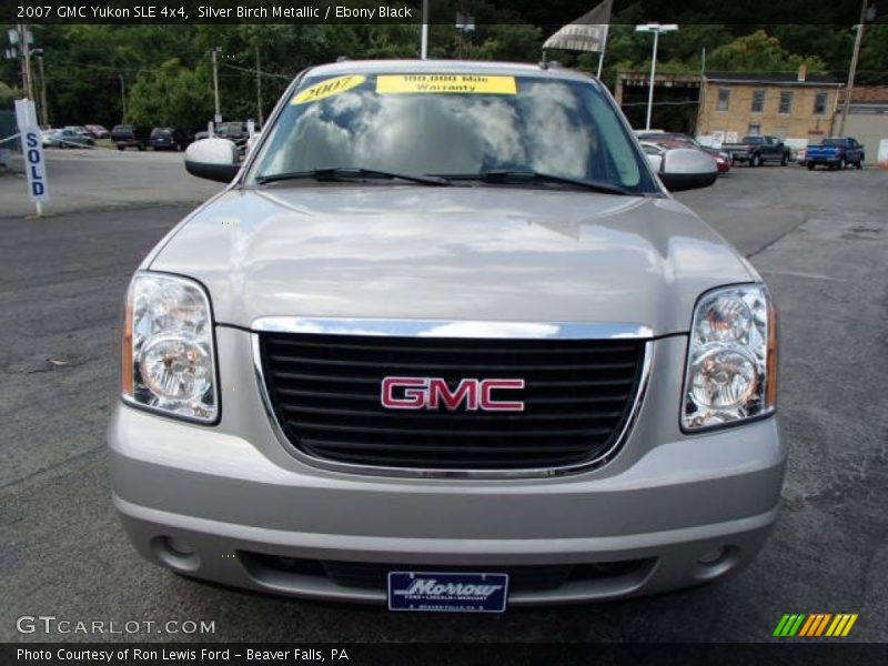 Silver Birch Metallic / Ebony Black 2007 GMC Yukon SLE 4x4