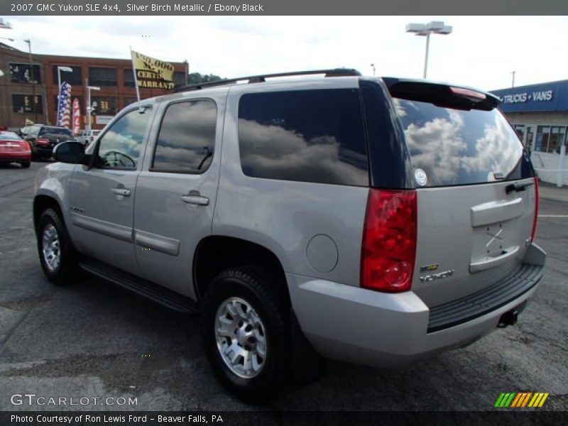 Silver Birch Metallic / Ebony Black 2007 GMC Yukon SLE 4x4