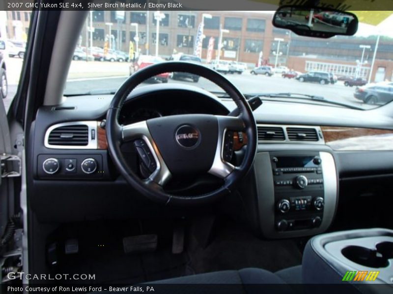 Silver Birch Metallic / Ebony Black 2007 GMC Yukon SLE 4x4