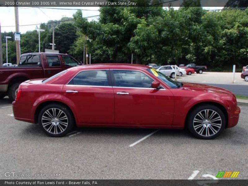 Inferno Red Crystal Pearl / Dark Slate Gray 2010 Chrysler 300 300S V8