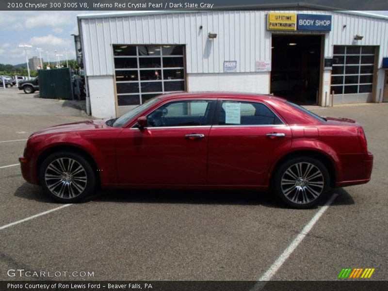 Inferno Red Crystal Pearl / Dark Slate Gray 2010 Chrysler 300 300S V8