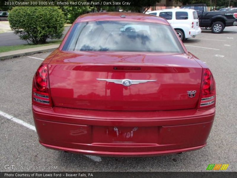 Inferno Red Crystal Pearl / Dark Slate Gray 2010 Chrysler 300 300S V8