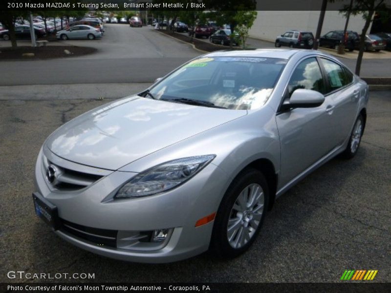 Brilliant Silver Metallic / Black 2010 Mazda MAZDA6 s Touring Sedan