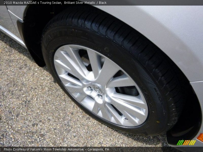 Brilliant Silver Metallic / Black 2010 Mazda MAZDA6 s Touring Sedan