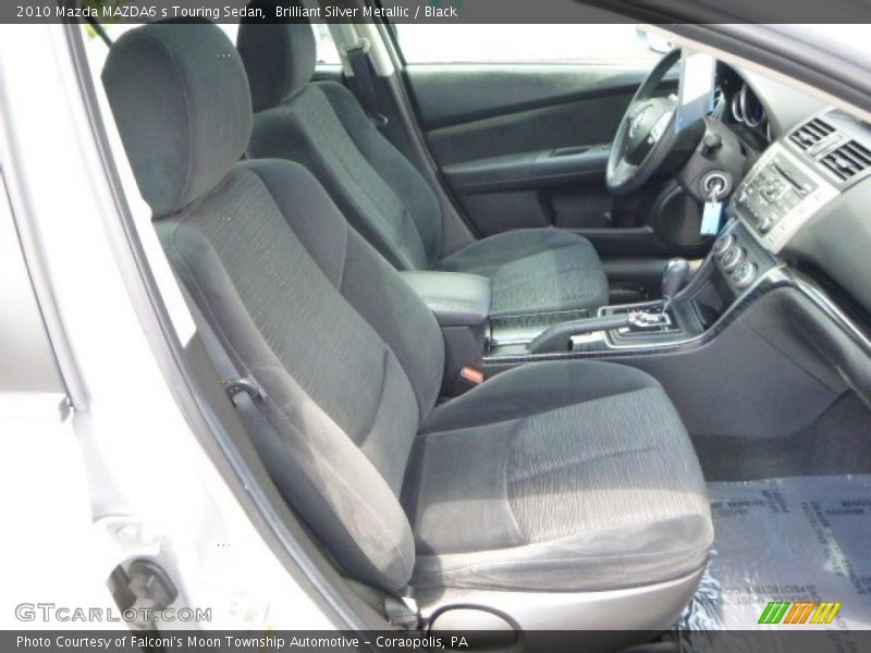 Brilliant Silver Metallic / Black 2010 Mazda MAZDA6 s Touring Sedan