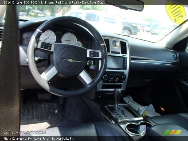 Inferno Red Crystal Pearl / Dark Slate Gray 2010 Chrysler 300 300S V8