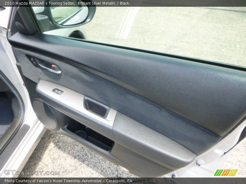 Brilliant Silver Metallic / Black 2010 Mazda MAZDA6 s Touring Sedan