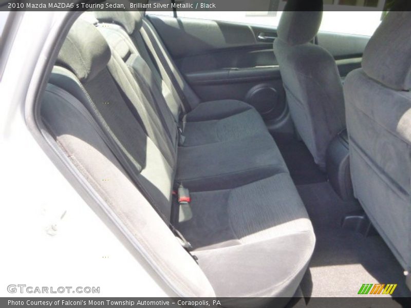 Brilliant Silver Metallic / Black 2010 Mazda MAZDA6 s Touring Sedan