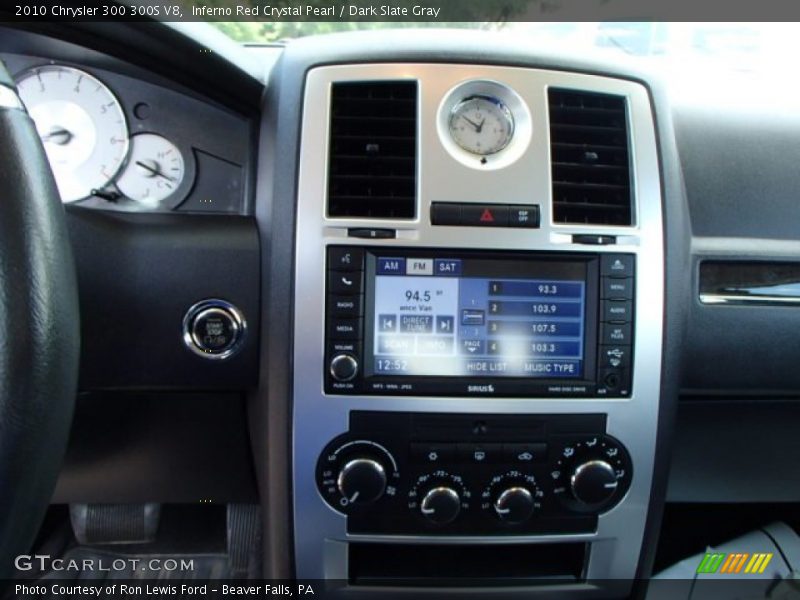 Inferno Red Crystal Pearl / Dark Slate Gray 2010 Chrysler 300 300S V8