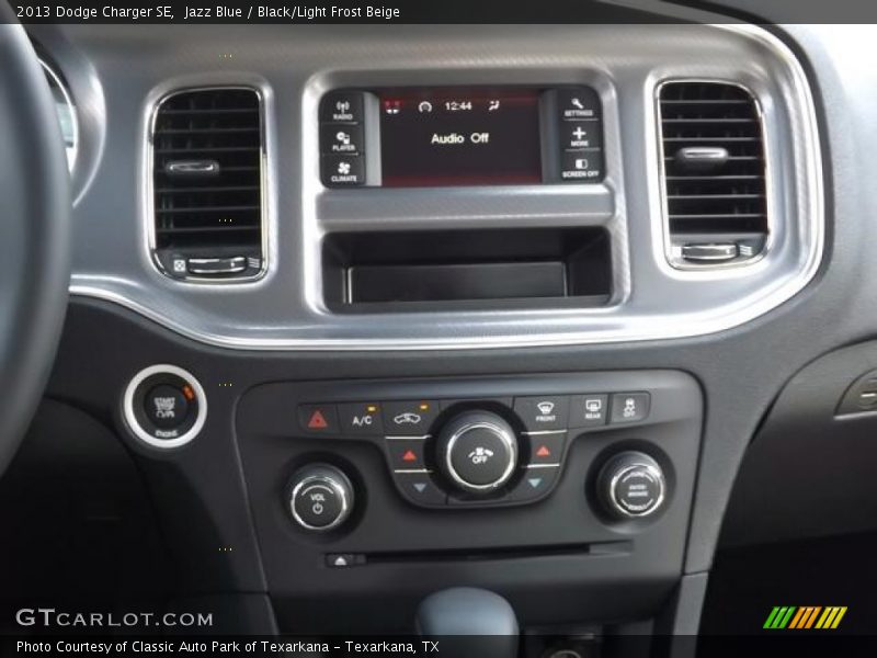 Jazz Blue / Black/Light Frost Beige 2013 Dodge Charger SE