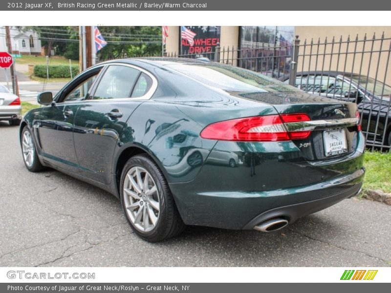 British Racing Green Metallic / Barley/Warm Charcoal 2012 Jaguar XF