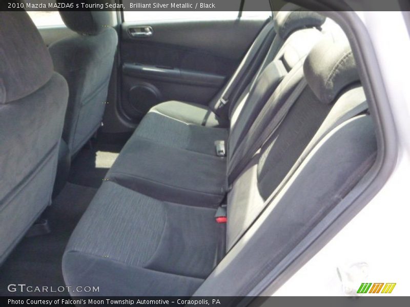 Brilliant Silver Metallic / Black 2010 Mazda MAZDA6 s Touring Sedan