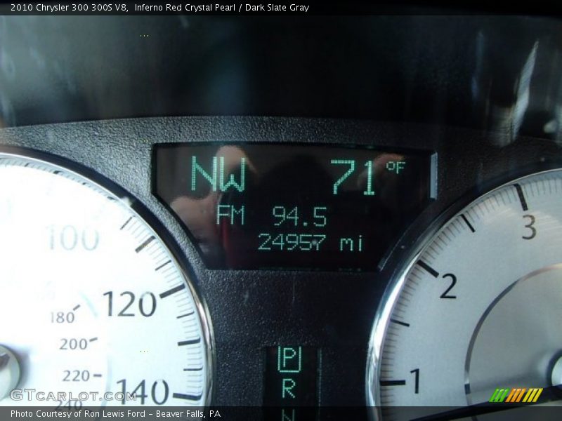 Inferno Red Crystal Pearl / Dark Slate Gray 2010 Chrysler 300 300S V8