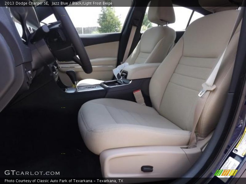 Jazz Blue / Black/Light Frost Beige 2013 Dodge Charger SE