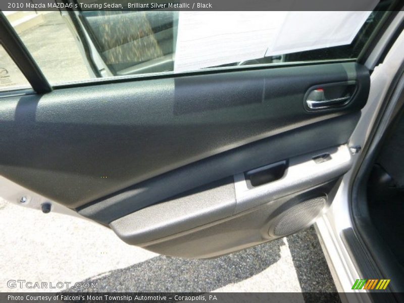 Brilliant Silver Metallic / Black 2010 Mazda MAZDA6 s Touring Sedan