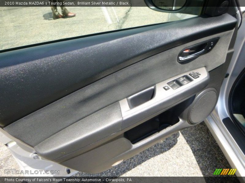 Brilliant Silver Metallic / Black 2010 Mazda MAZDA6 s Touring Sedan