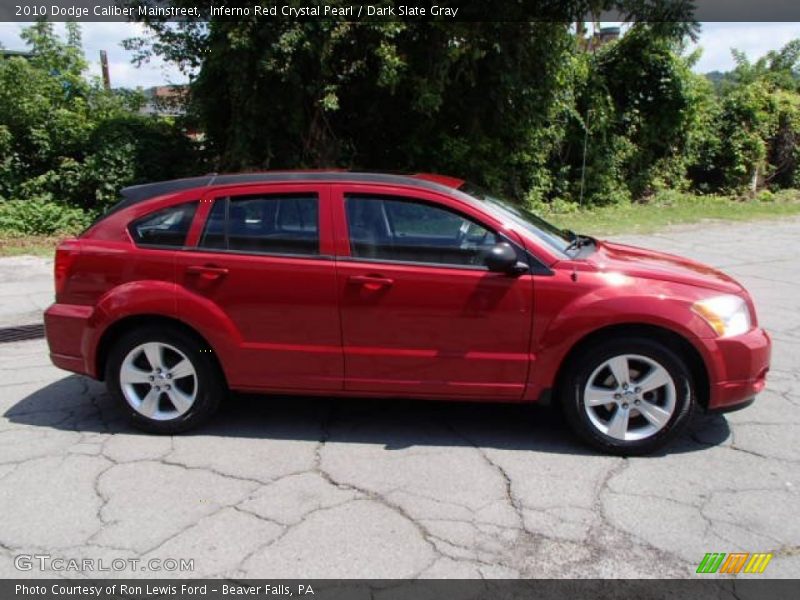 Inferno Red Crystal Pearl / Dark Slate Gray 2010 Dodge Caliber Mainstreet