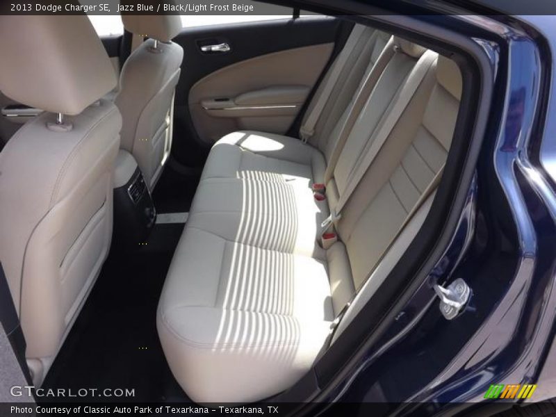 Jazz Blue / Black/Light Frost Beige 2013 Dodge Charger SE