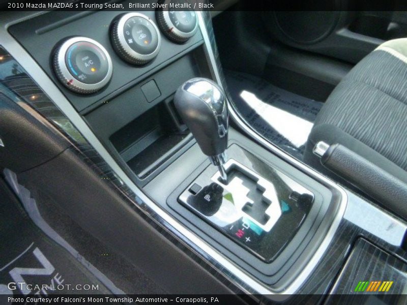 Brilliant Silver Metallic / Black 2010 Mazda MAZDA6 s Touring Sedan