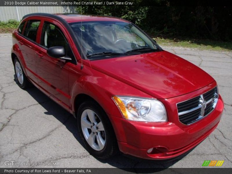 Inferno Red Crystal Pearl / Dark Slate Gray 2010 Dodge Caliber Mainstreet